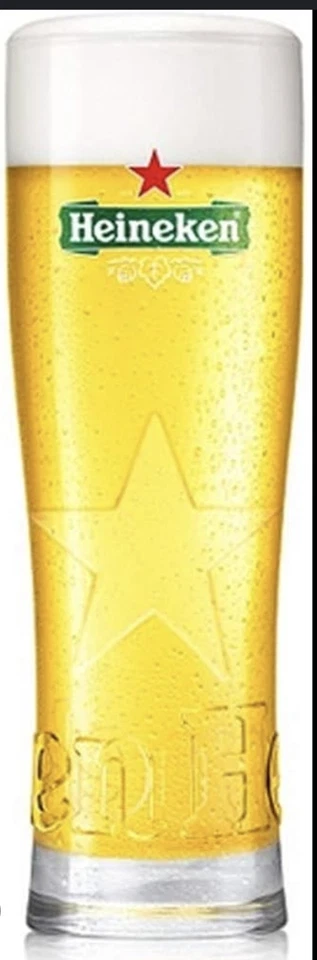6 Bicchieri Glass Beer Birra Heineken Cl 50 Nuovi Glasses - Immagine 1 di 1