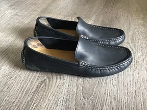 Cole Haan Somerset Venetian Driver C11402 Mens 9 M Shoes Loafers Black Slip On - Picture 1 of 12