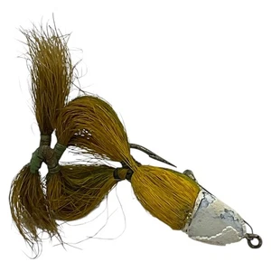 South Bend Weighted Casting Frog Lure Vintage Weedless with Hair Legs - Picture 1 of 5