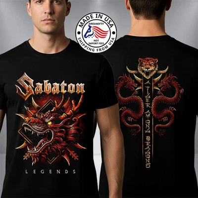 Sabaton A Tiger Among Dragons Legends Unisex T-Shirt Sweatshirt - Image 1 of 4