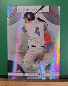 2008 Donruss Threads Wilmer Flores Rookie Silver /100 New York Mets - Bild 1 von 2