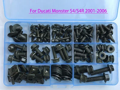 Kit de parafusos de carenagem porcas S95 para Ducati Monster S4/S4R 2001-2006 - Imagem 1 de 4