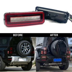For Land Rover Defender 2020-2023 Rear Bumper Reflector Brake Light Lamp DRL LED - Picture 1 of 6