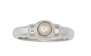 Cape Cod Inspired June Birthstone Jewelry Sterling Silver Ring Size 8 - Picture 1 of 3