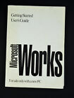 Microsoft Works Getting Started User's Guide Book