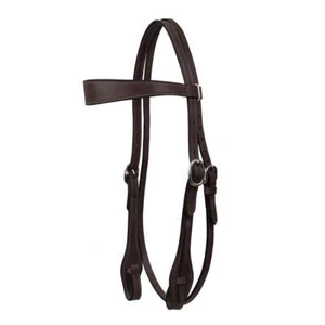 Tahoe Tack Quick Change Bit Leather Western Browband Headstall - Picture 1 of 4