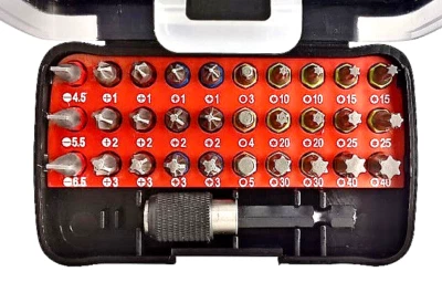 CAROLUS by GEDORE Bitbox Bitsortiment 30-tlg. SLOT PH PZ TORX Bits set NEUWARE - Bild 1 von 4