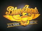 Vtg -BLUE ANGELS U.S. NAVY Est 1946 (L) Sweatshirt~FRUIT OF THE LOOM~ESTATE