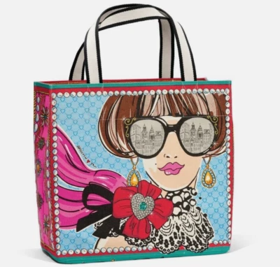 Bolso de Mano de Lona Brighton Sparkle and Shine Shopper Nuevo con Etiquetas Sellado Foto 1 de 4