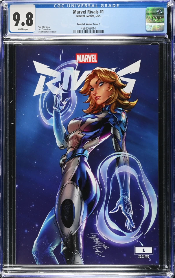 Marvel Rivals #1 J. Scott Campbell Exclusive C - Invisible Girl - CGC 9.8