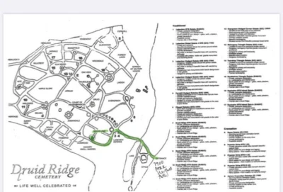 7 prestigiosas parcelas de cementerio en venta en el condado de Baltimore Maryland Foto 1 de 4