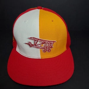 Stall & Dean Men's Rucker 7 3/4 Fitted Hat High Flyers Red Yellow White - Picture 1 of 6