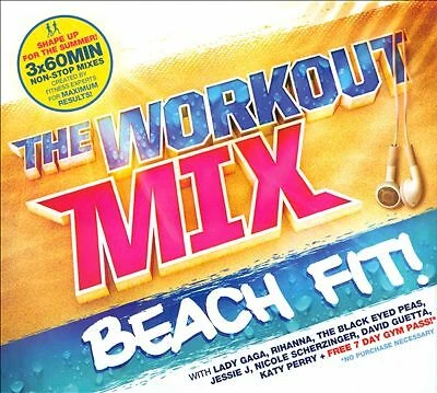 Various Artists : The Workout Mix: Beach Fit CD 3 discs (2011) Amazing Value - Image 1 of 1