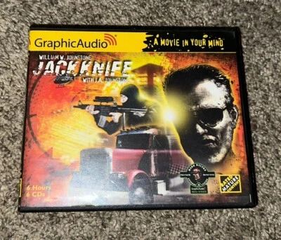 Graphic Audio JACK KNIFE William W. Johnstone CD Full-Cast Drama 6-Disc Set - Imagem 1 de 2