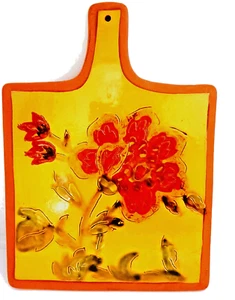 Tagliere da portata in ceramica salumi formaggio Nanette Vacher Ambiance 7,5" x 11" - Foto 1 di 12