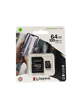 Kingston 64GB microSDHC Canvas Select Plus 100MB/s Read A1 Class 10 UHS-I