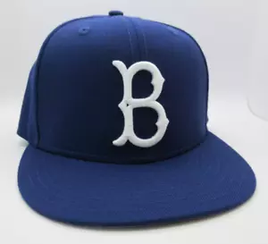 Gorra ajustada Brooklyn Dodgers New Era talla 7 Cooperstown Throwback MLB 59FIFTY 5950 - Imagen 1 de 10