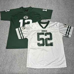 Lot of 2 Green Bay Packers NFL Football Short Sleeve Tee Shirts Youth XL 18-20 - Picture 1 of 20