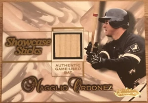 2001 Fleer Showcase Showcase Sticks Bat Magglio Ordonez #25 Chicago White Sox - Picture 1 of 2