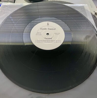 Keith Sweat - Twisted Original 1996 Press UK PROMO 12" VG+ - Image 1 of 3