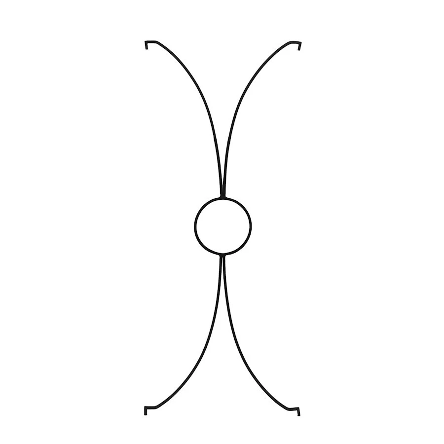 ACHLA Aurora Trellis Center Link, Black Powdercoat - FT-34 - Image 1 of 1