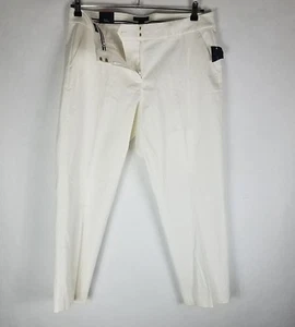 NEU Tommy Hilfiger Gr. 14 Hose Damen Ankle A La Cheville klassisch weiß Stretch - Bild 1 von 8