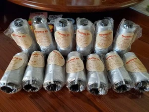 Dorothee' Bis Borneo Yarn 100% Viscose Lot of 13 Spools Gray Color 7003 New - Picture 1 of 9