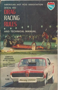 Offizielle 1969 AHRA Drag Racing Regeln und technisches Handbuch! - Bild 1 von 2