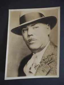 Vtg Signed Photo "Yours for Mail Pouch, Bob Newhall" Mail Pouch Tobacco Sports  - Picture 1 of 9