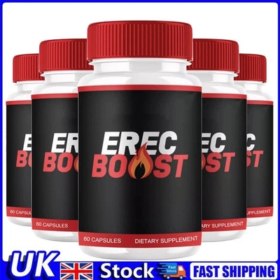 1-5Pack Erec Boost Pills, Maximize Energy, Vitality & Stamina 60 Capsules NEW UK