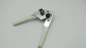 Vintage Swing-A-Way Swing Away Manual Hand Held Can Opener White Handles USA - Picture 1 of 1