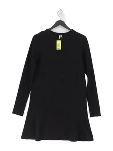 & Other Stories Women's Midi Dress UK 10 Black Polyester with Elastane A-Line - Picture 1 of 5