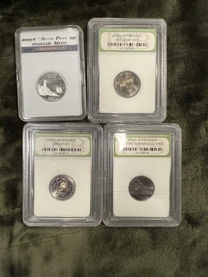 2003 S Silver Proof MAINE Quarter - 90% Silver - Image 1 of 3