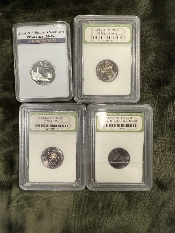 2003 S Silver Proof MAINE Quarter - 90% Silver - Image 1 of 3