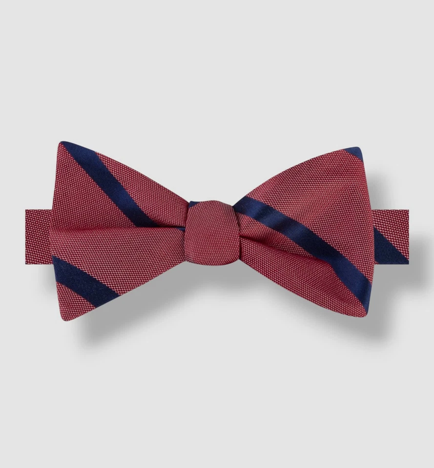 Pajarita de hombre Tommy Hilfiger roja a rayas Foto 1 de 1