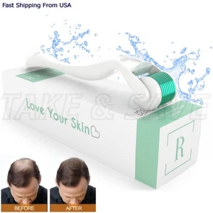 Beard Derma Roller For Hair Loss Beard Growth 0.25MM Titanium Derma Roller micro - Picture 1 of 8