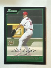 2006 Baseball Bowman Adam Wainwright St. Louis Cardinals #214 Centered RC Green