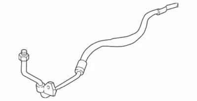 Manguera de entrada del enfriador de aceite del motor genuino GM 1997-2000 Cadillac Chevrolet LS 15104800 Foto 1 de 2