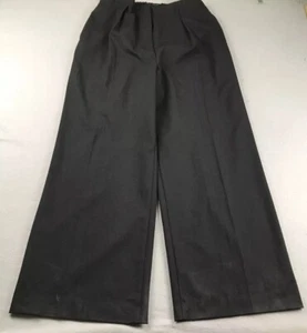 Zara Pants Womens XL Black Pleated Front Wide Leg Elastic Waist NWT - Picture 1 of 12