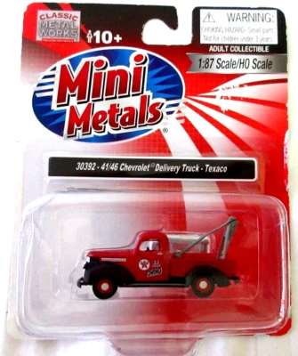 MINI METALS 30392  41/46 CHEVROLET DELIVERY/ TOW TRUCK TEXACO    NEW - Image 1 of 2