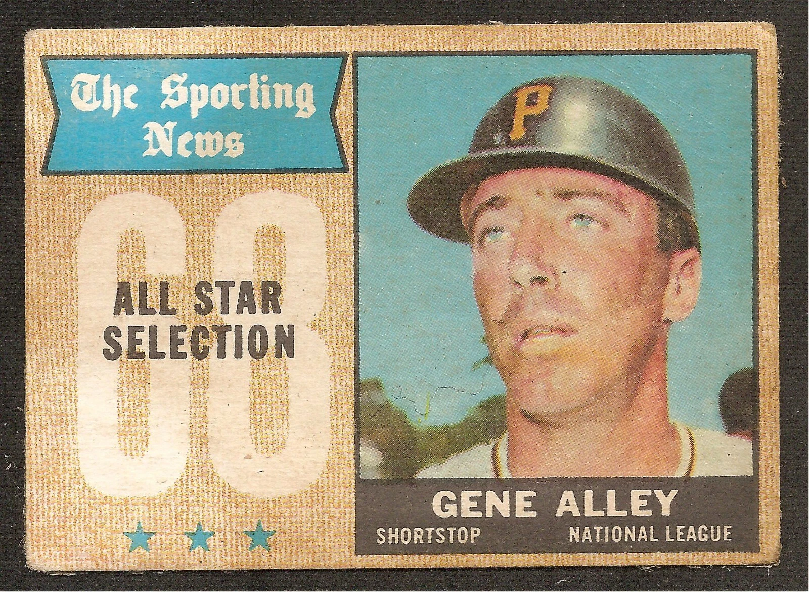 Gene Alley 1968 Topps Venezuela #368 Very Rare Venezuelan card *Set Break