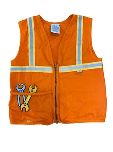 Boys Utility Vest Costume Construction Worker 5T Kids Tools - Picture 1 of 11