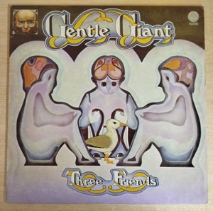 Gentle Giant – Three Friends Italy 1972 LP Album Stereo - Bild 1 von 4