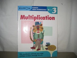 brand new/ Kumon grade 3 MULTIPLICATION workbook/ state math standards - Picture 1 of 1