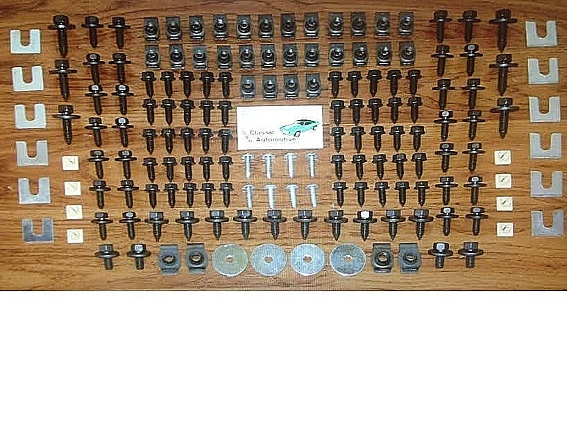  162pc Front Sheet Metal Hardware Pontiac Tempest GTO Lemans Bonneville  - Image 1 of 3