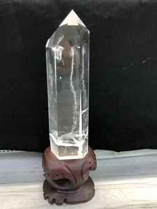3.9LB Top Natural  clear Quartz point Quarzt Crystal reiki healing - Picture 1 of 9