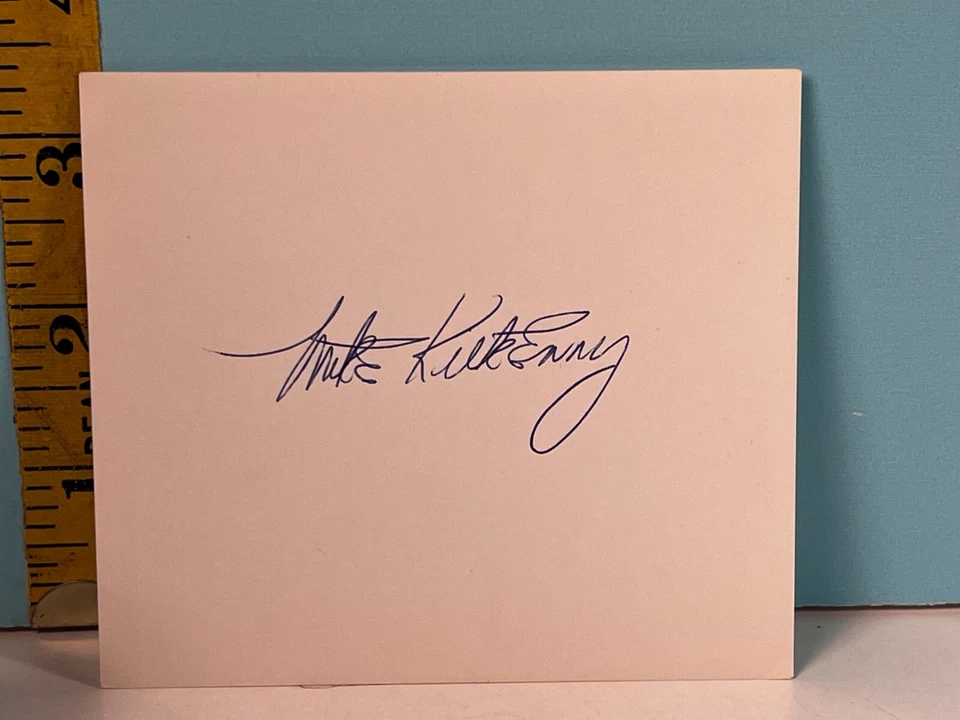 🔥 MIKE KILKENNY Detroit Tigers Autographed Postcard🔥 - Image 1 of 1