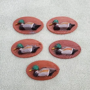 Mallard Duck Refrigerator Magnets Set Of 5 - Picture 1 of 2