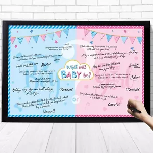 Baby Gender Reveal Decorations Gender Reveal Games for Guests Boy or Girl Gue... - Picture 1 of 7