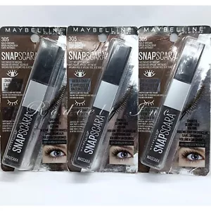 Maybelline New York Snapscara Clump-Free Mascara 305 Bold Brown ~3-PACK!~ - Picture 1 of 2